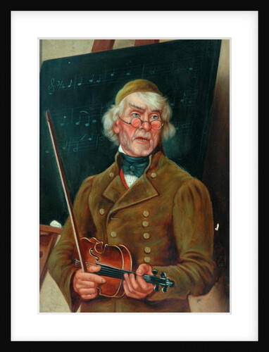 Musician with a Violin by T. Clare