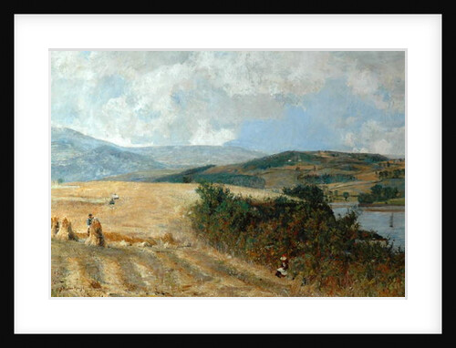 Harvest Time on the Conway River, c.1890 by John William Buxton Knight