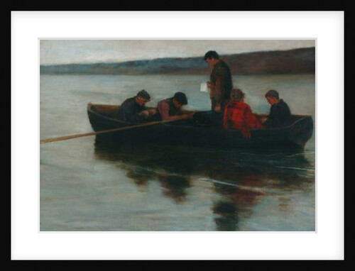 A Child's Funeral in the Highlands, 1896 by Ernest Leopold Sichel