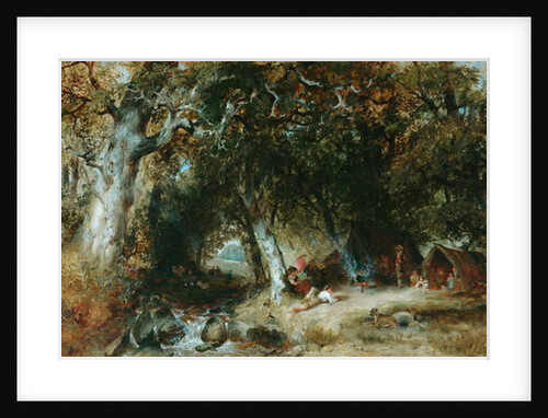 Gipsy Encampment by Henry Jutsum