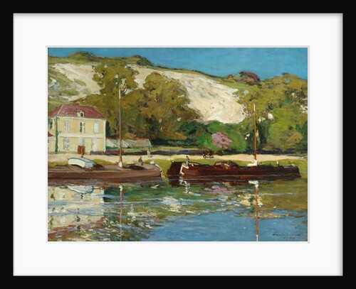 Barges on the Seine, 1907 by Alexander Jamieson