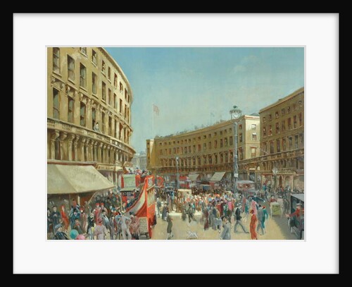 Old Regent Street, 1924 by John Kynnersley Kirby