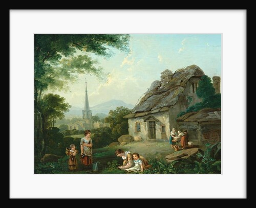 Old Cottage, Masham, 1816 by Julius Caesar Ibbetson