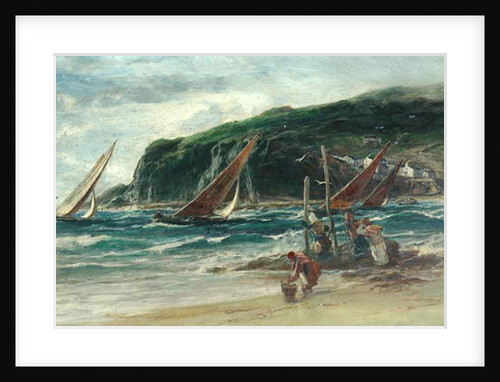 On the Yorkshire Coast, a Breezy Day by Edwin Ellis