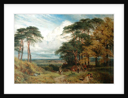 The Gypsy's Encampment and Nottingham from Wilford Hill, 1853 by Henry Dawson