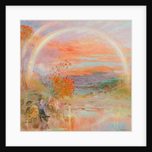 The Rainbow, Malhamdale, 1918 by William Shackleton