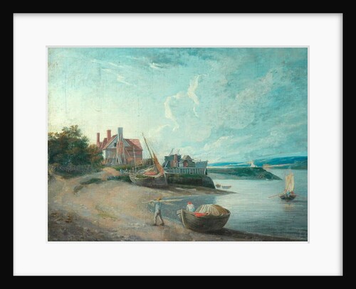 River Scene with Boats, 1815 by Augustus Wall Callcott