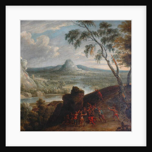 Landscape with Banditti in Ambush by Jan van Huchtenburgh