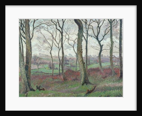 The Dunmow Road from Tilty Wood, 1915 by Lucien Pissarro