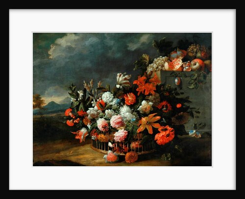 Basket of Flowers by Jean-Baptiste Monnoyer