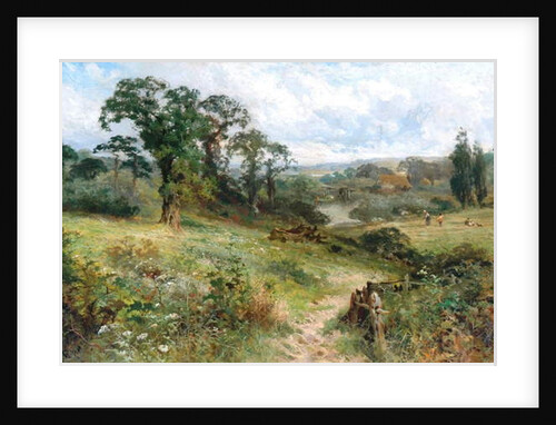 Shiplake on Thames from Wargrave Hills by John Horace Hooper