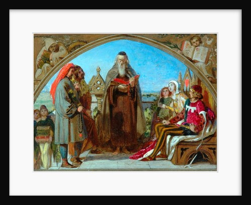 Sketch for 'Wycliffe Reading His Translation', 1847 by Ford Madox Brown