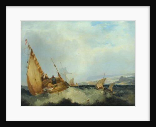 Shipping off the Isle of Wight by John Sell (style of) Cotman