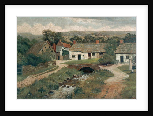 Ilkley Bridge, 1893 by Fred Challacombe