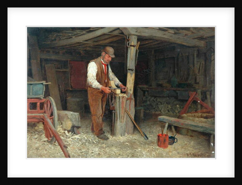 Wheelwright, c.1900 by H. Stuck