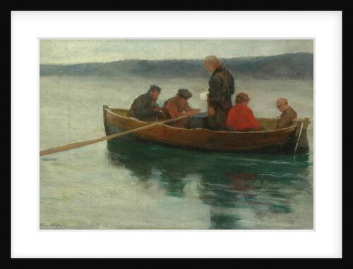 Study for 'A Child's Funeral in the Highlands', 1894 by Ernest Leopold Sichel