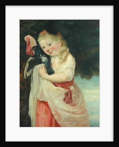 Girl with a Bird by John Hoppner