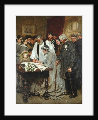 Signing the Marriage Register by James Charles