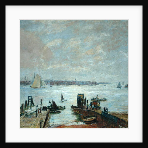 Portsmouth Harbour, 1907 by John William Buxton Knight