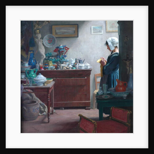 A Brittany Antique Shop, 1911 by Ernest Procter