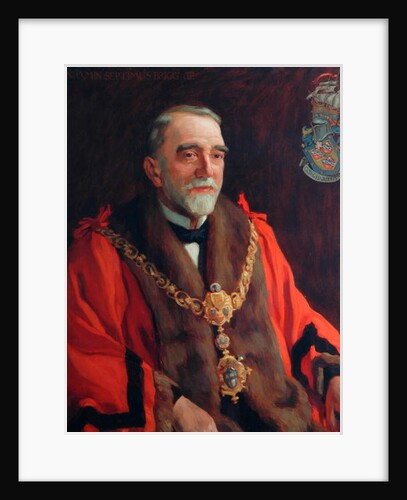 Benjamin Septimus Brigg, First Mayor of Kighley, 1923 by Frederick Stead