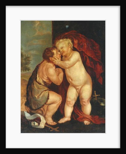 Baby Jesus and John the Baptist by English School