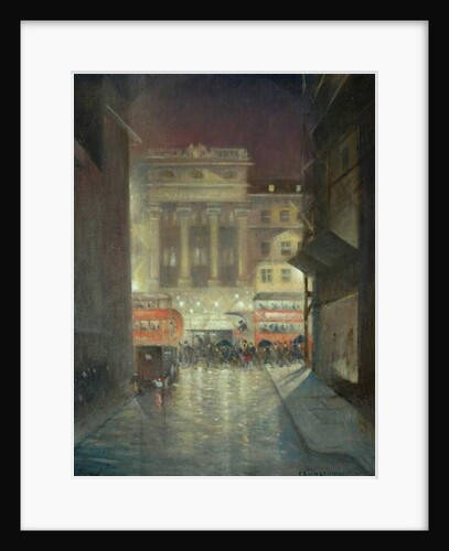 The Strand by Night, c.1937 by Christopher Richard Wynne Nevinson