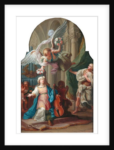St Cecilia by Luigi Vanvitelli
