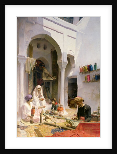 An Arab Weaver, 1886 by Armand Point
