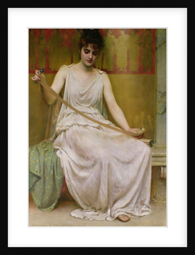 Neaera Reading a Letter from Catullus, c.1894 by Henry John Hudson