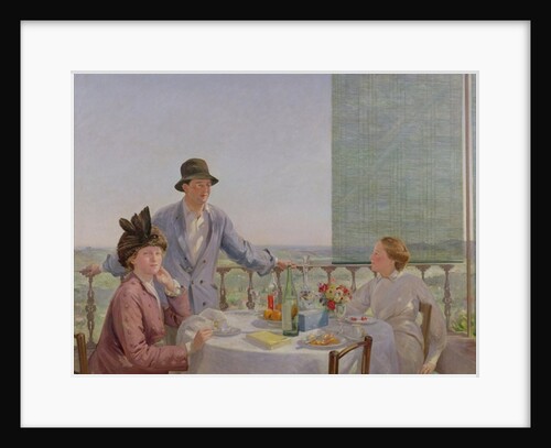 Portrait group with Albert Rutherston 1910 by Gerard Chowne