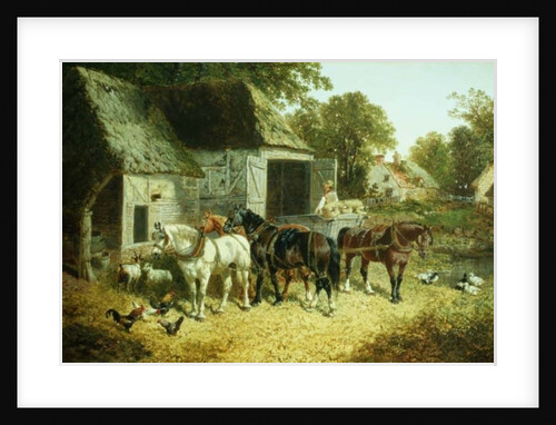 Horses in Harness by John Frederick Herring Jnr