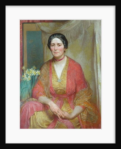 Portrait of the artist's wife, 1918 by William Shackleton