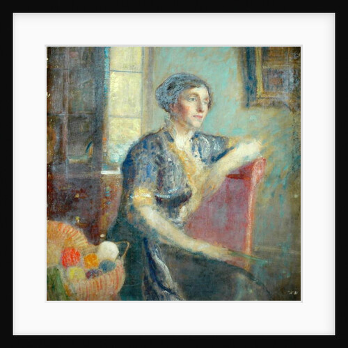 Mrs Lousada, painted at her house by Ambrose McEvoy