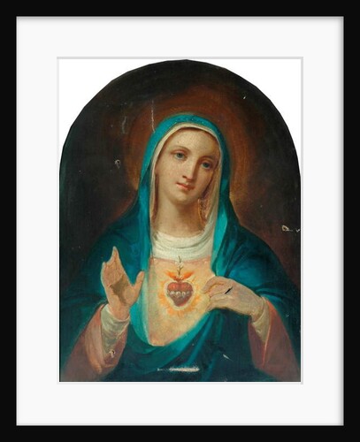 Our Lady with the Sacred Heart by French School