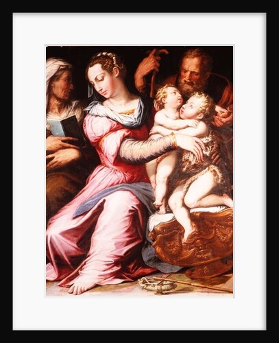 The Holy Family with the Infant St. John the Baptist by Italian School