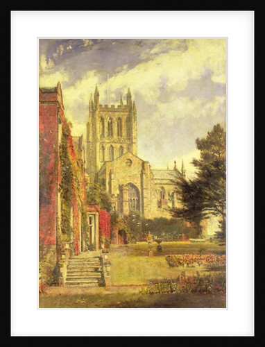 Hereford Cathedral by John William Buxton Knight