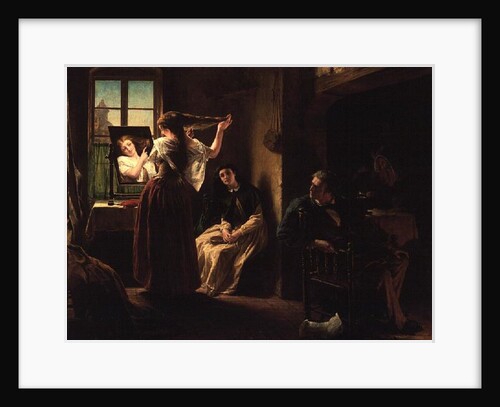 The Invention of the Combing Machine, 1862 by Alfred W. Elmore