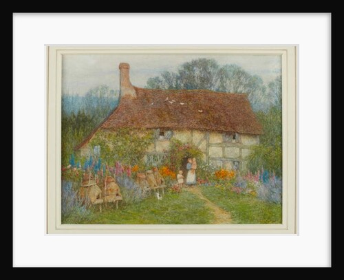 A Surrey Cottage, 1880 by Helen Allingham
