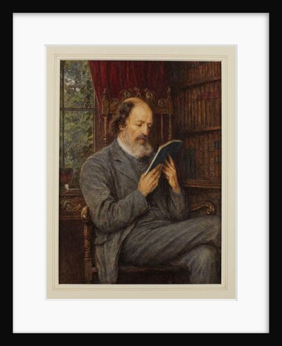 Lord Tennyson, 1890 by Helen Allingham