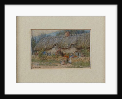 Grey Thatched Cottage by Helen Allingham