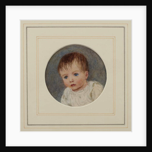Gerald Allingham as a baby by Helen Allingham