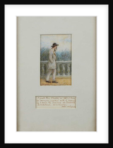 Alfred, Lord Tennyson in his Garden, 1887 by Helen Allingham