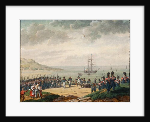 Napoleon disembarking at Cannes in 1815, 1835 by G. Beaufort