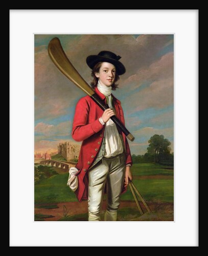 The Boy with a Bat: Walter Hawkesworth Fawkes, c.1760 by English School