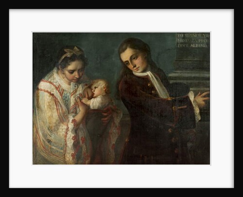 Spaniard and Morisca Produce an Albino, c.1715 by Juan Rodriguez Juarez