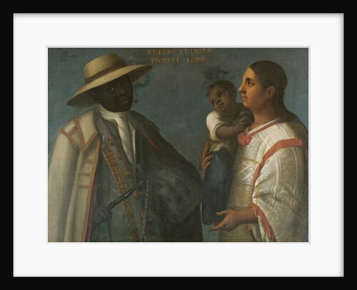Black and Indian Produce a Wolf, c.1715 by Juan Rodriguez Juarez