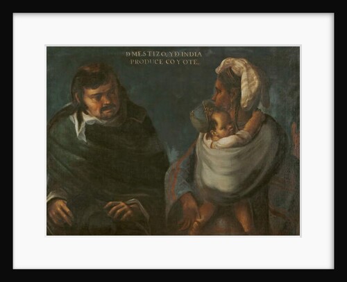 Mestizo and Indian Produce a Coyote, c.1715 by Juan Rodriguez Juarez