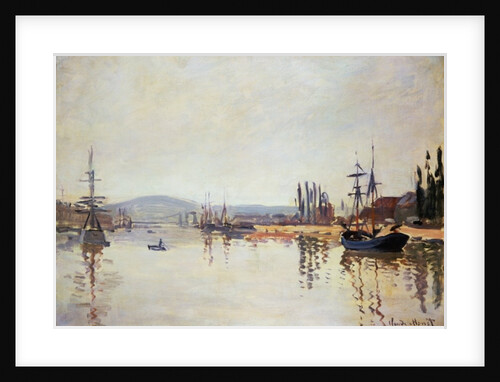 The Seine Below Rouen by Claude Monet