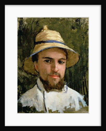 Self Portrait with Pith Helmet by Gustave Caillebotte